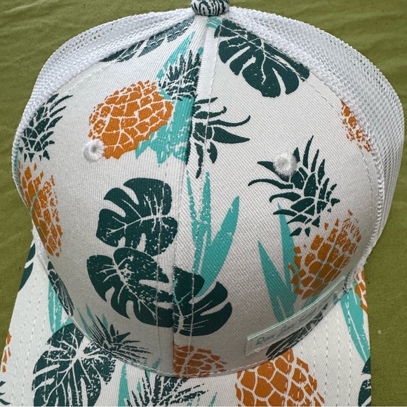 NWT Ron Jon Surf Shop Pineapple Tropical Print baseball Cap - Picture 2 of 8